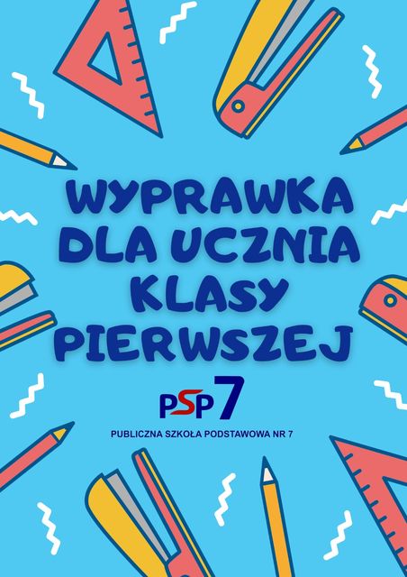 Wyprawka szkolna dla pierwszoklasisty w roku szkolonym 2023/2024