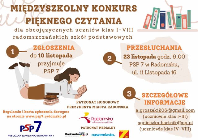 Konkurs dla uczniów obcojęzycznych  w „Siódemce”