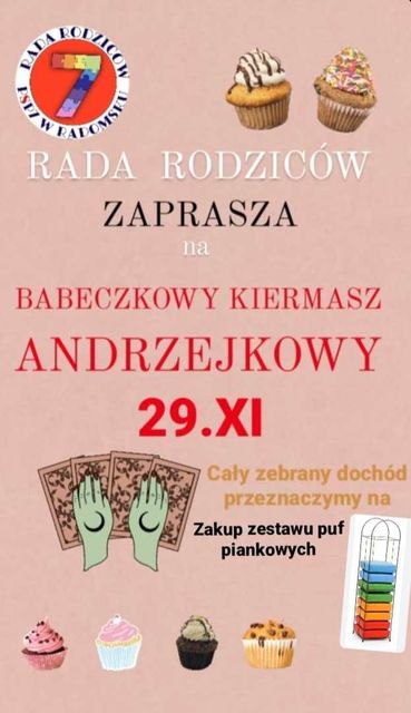 Babeczkowy kiermasz andrzejkowy