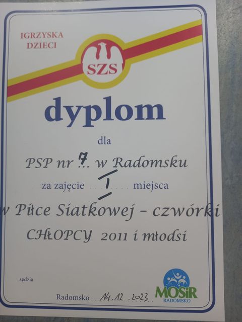 Nasi chłopcy najlepsi