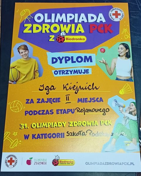 Olimpiada o Zdrowiu PCK - etap rejonowy