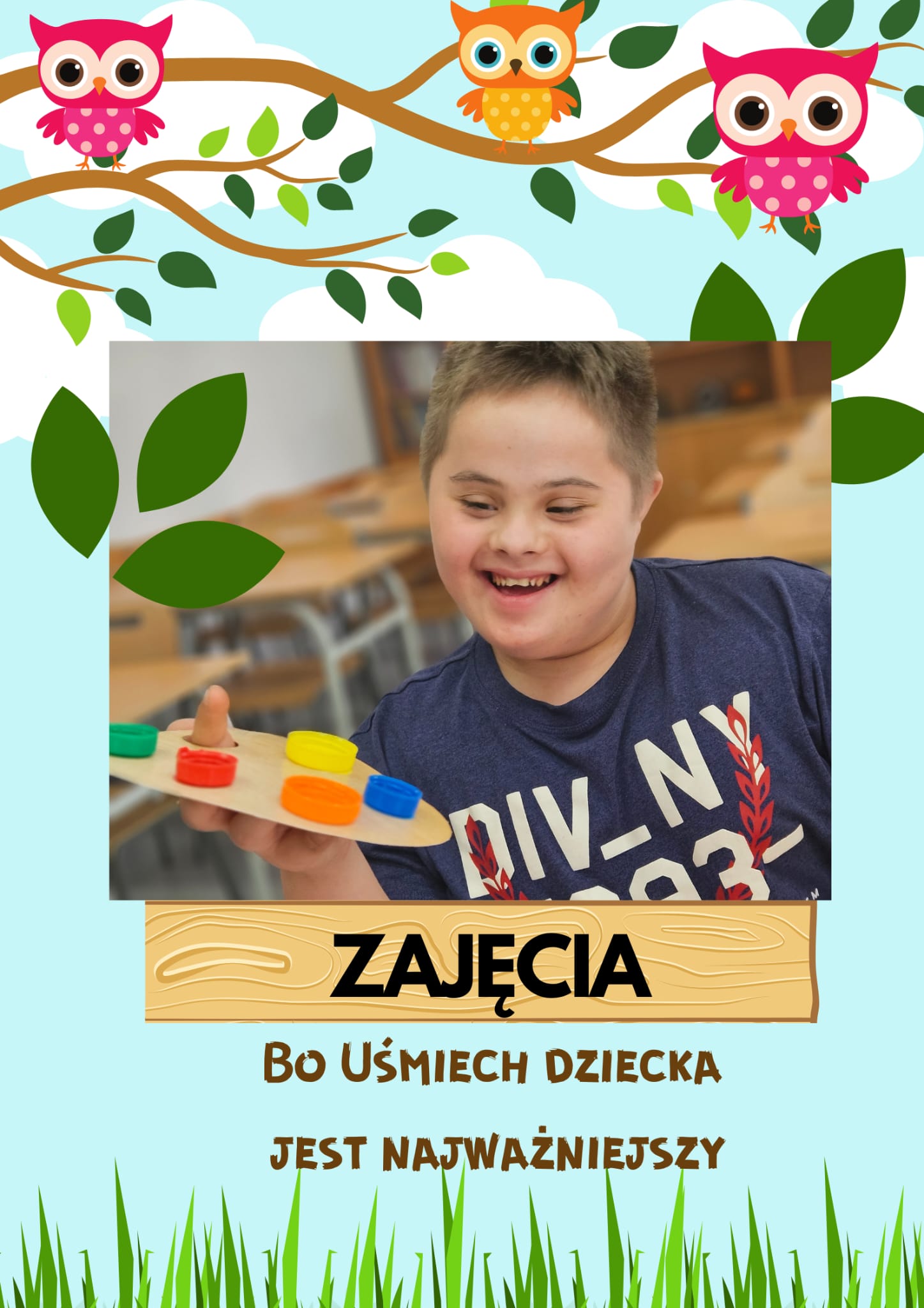 Uśmiech to taka krzywa,  która wszystko prostuje