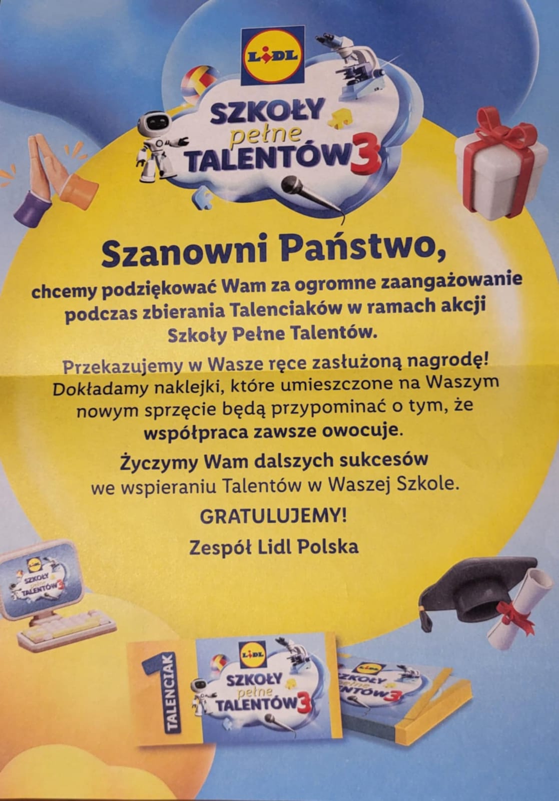 Akcja Szkoła Pełna Talentów dobiegła końca