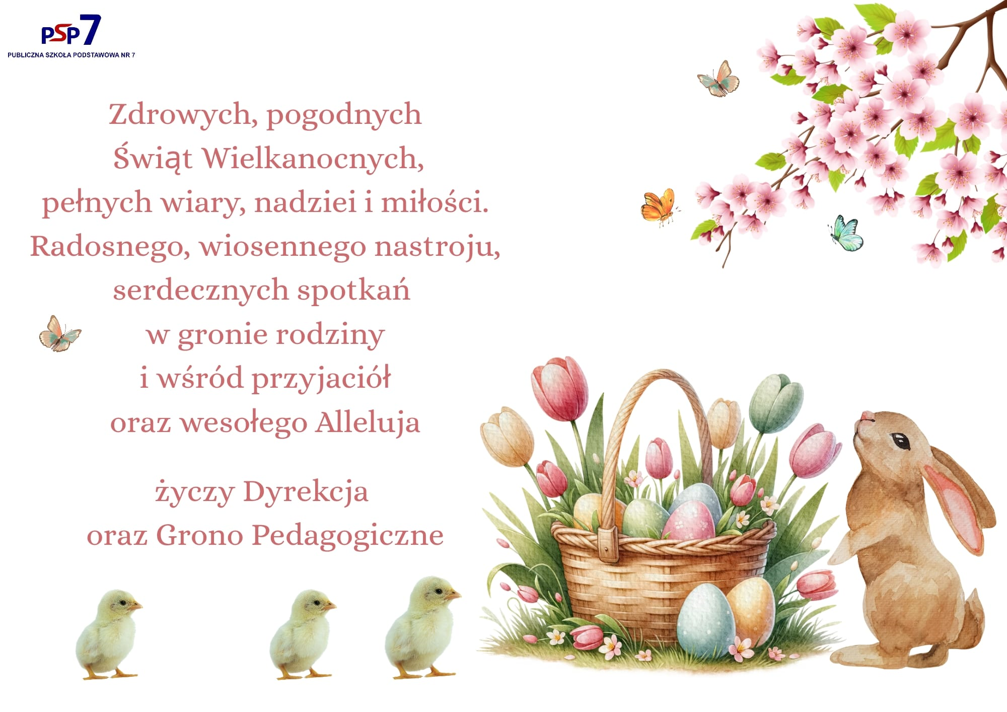Życzenia świąteczne od Dyrekcji i RP PSP7