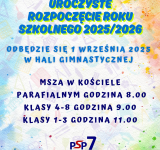 Rozpoczęcie roku szkolnego 2025/2026