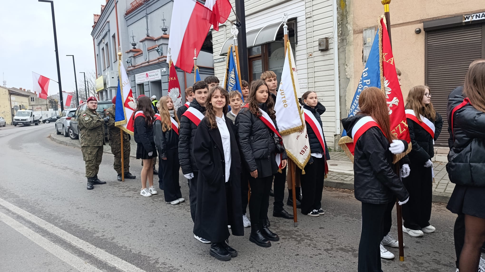 Nasza szkoła na miejskich obchodach Dnia Niepodległości