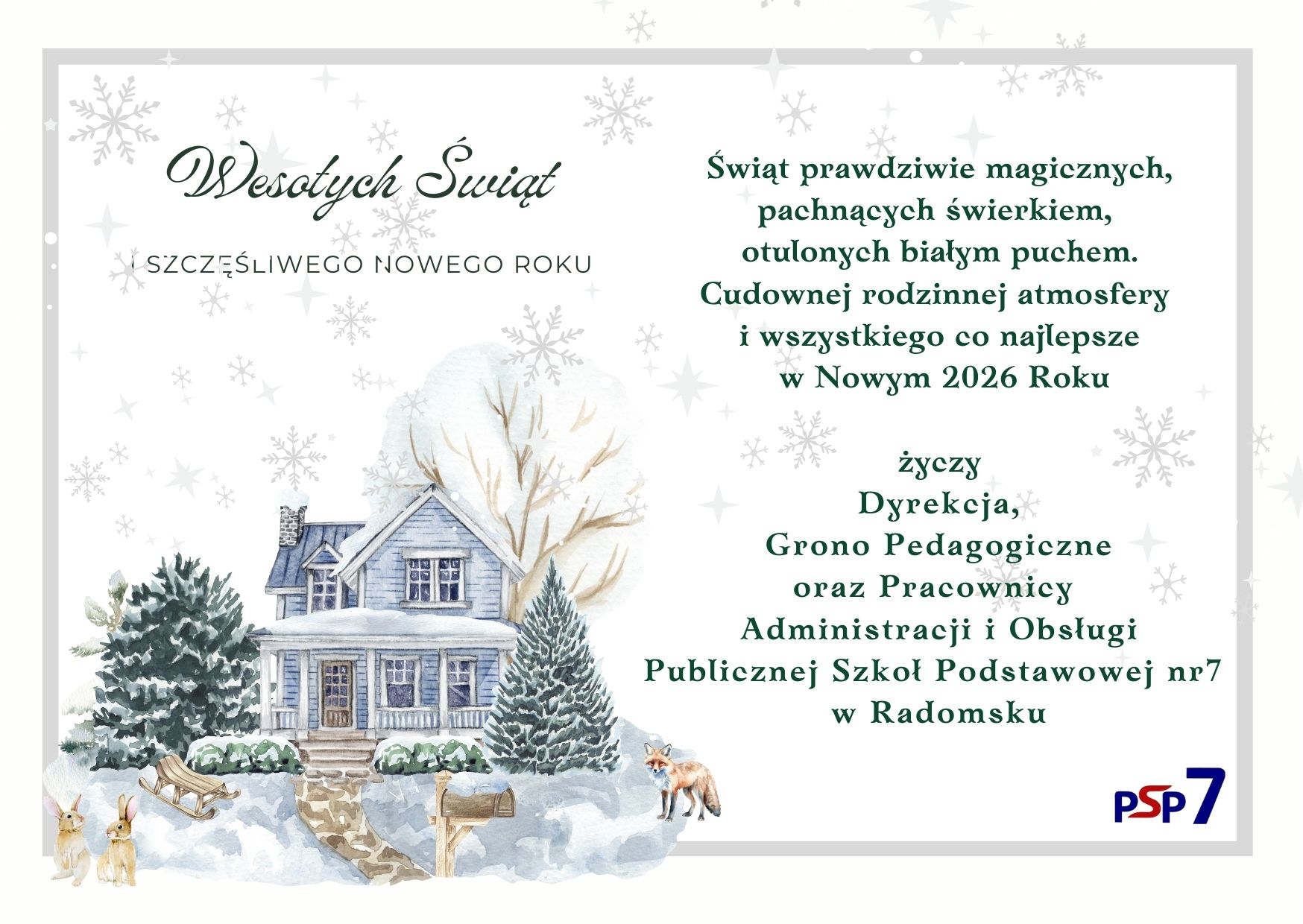 Życzenia świąteczne 2025