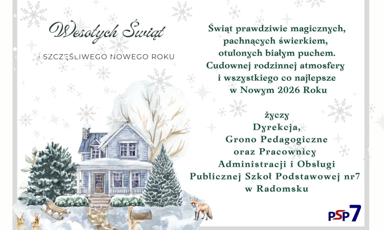 Życzenia świąteczne 2025