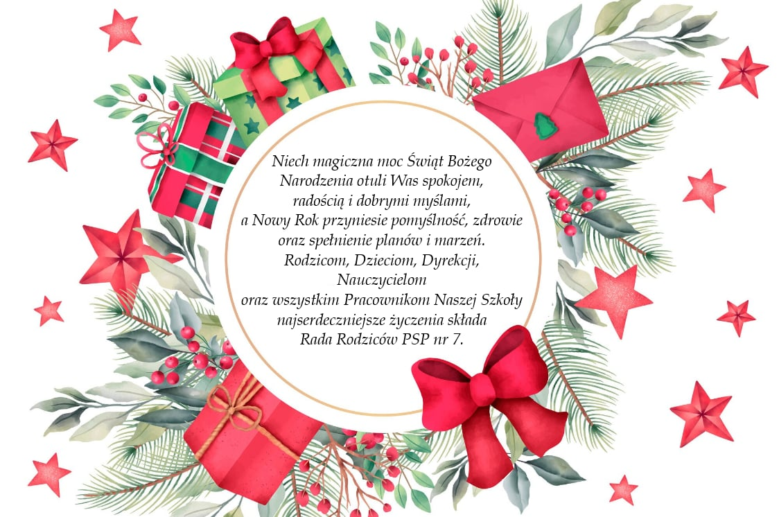 Życzenia świąteczne od Rady Rodziców