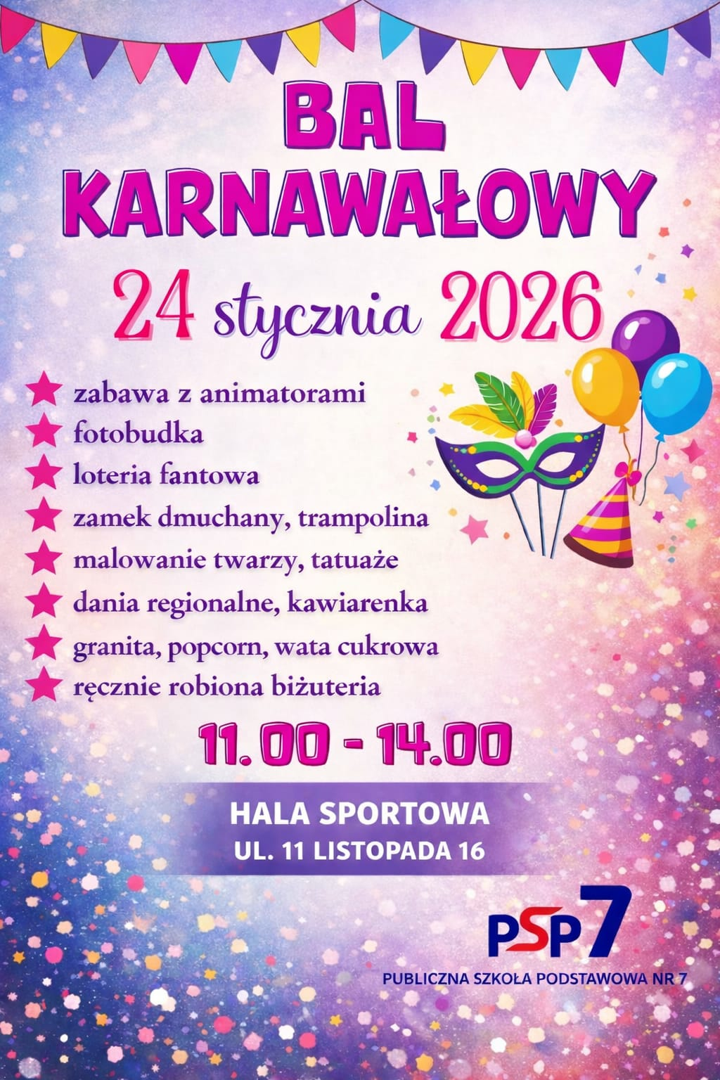 Zapraszamy na BAL KARNAWAŁOWY 2026!