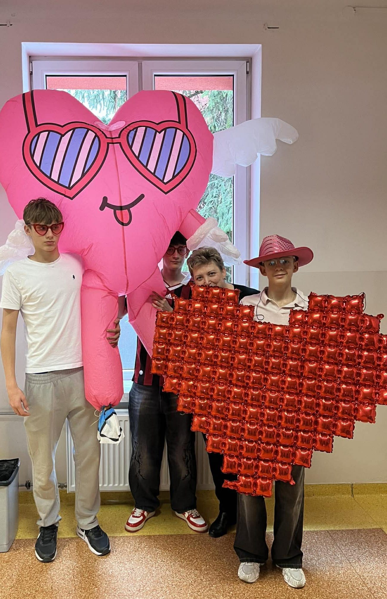 Samorząd Uczniowski Siódemki  nie zapomniał o Walentynkach