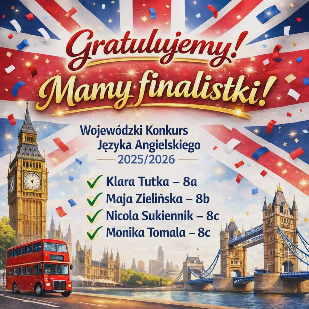 Mamy finalistki Wojewódzkiego Konkursu z Języka Angielskiego 2026! 