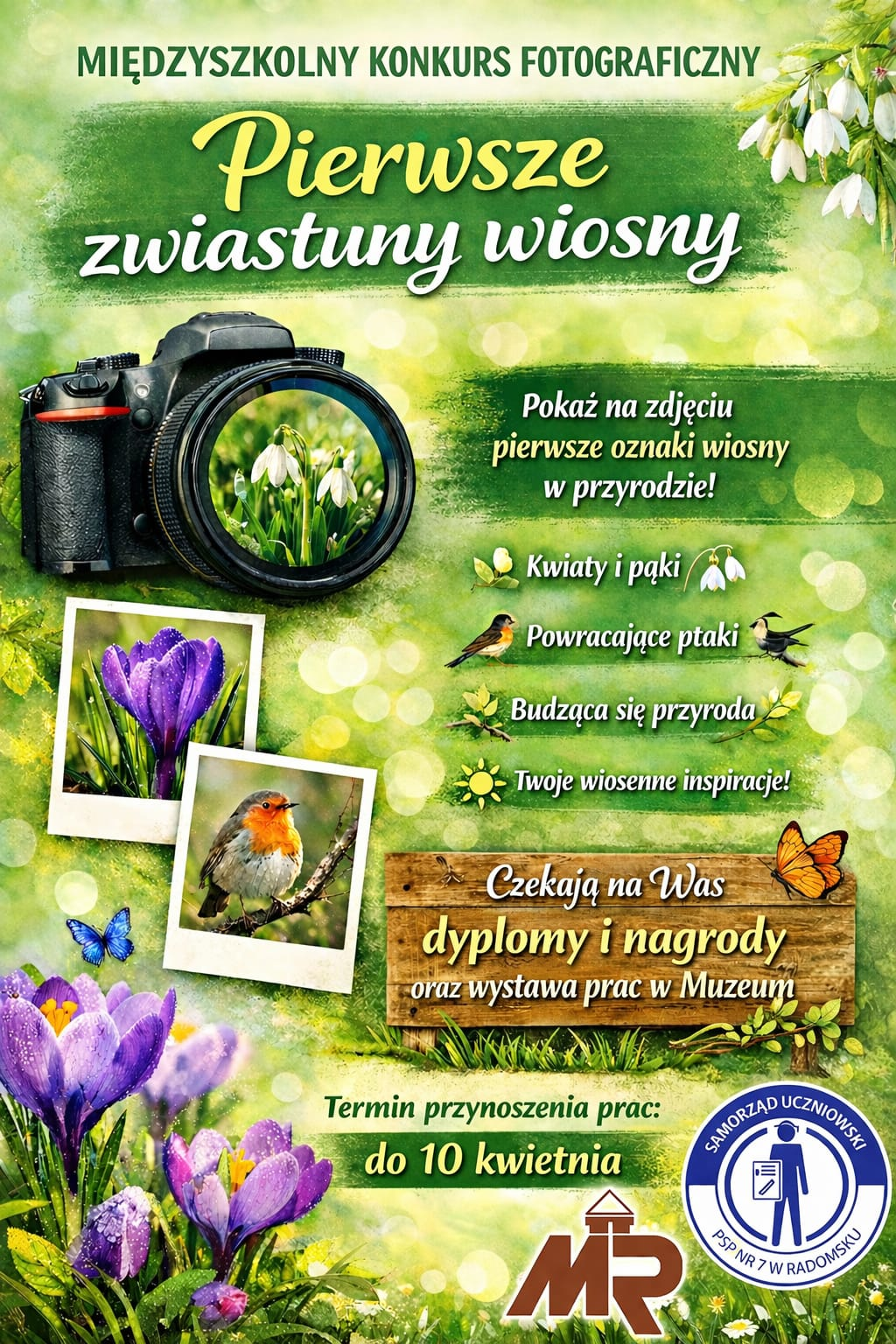 Międzyszkolny Konkurs Fotograficzny - „Pierwsze zwiastuny wiosny”