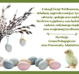 Zdrowych i Wesołych Świąt życzy Dyrekcja oraz Grono Pedagogiczne