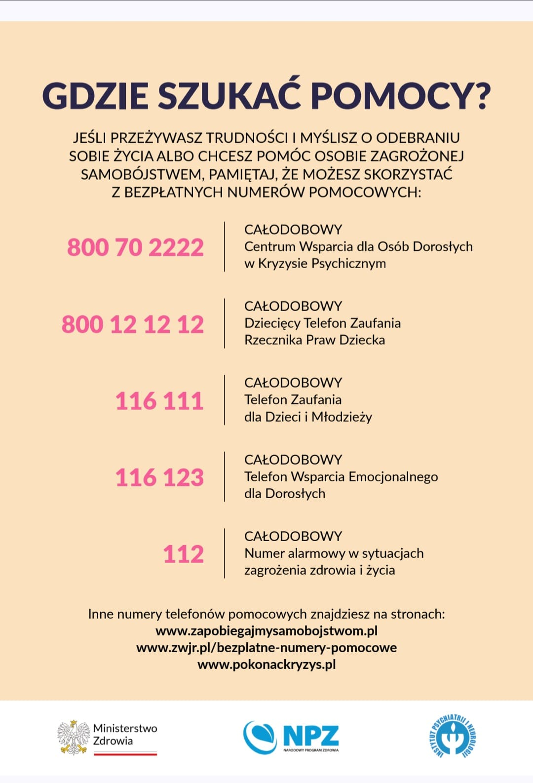 Gdzie szukać pomocy?