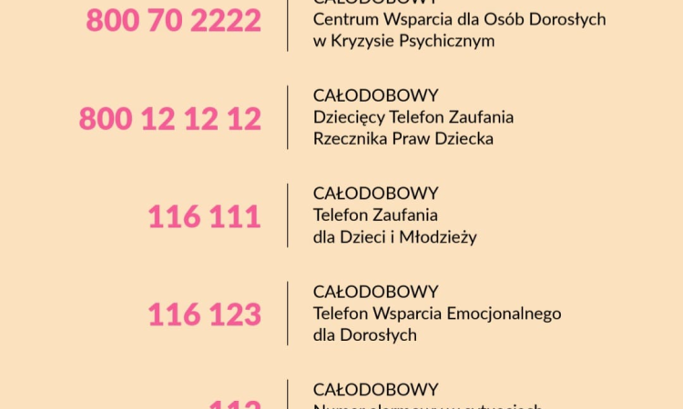 Gdzie szukać pomocy?