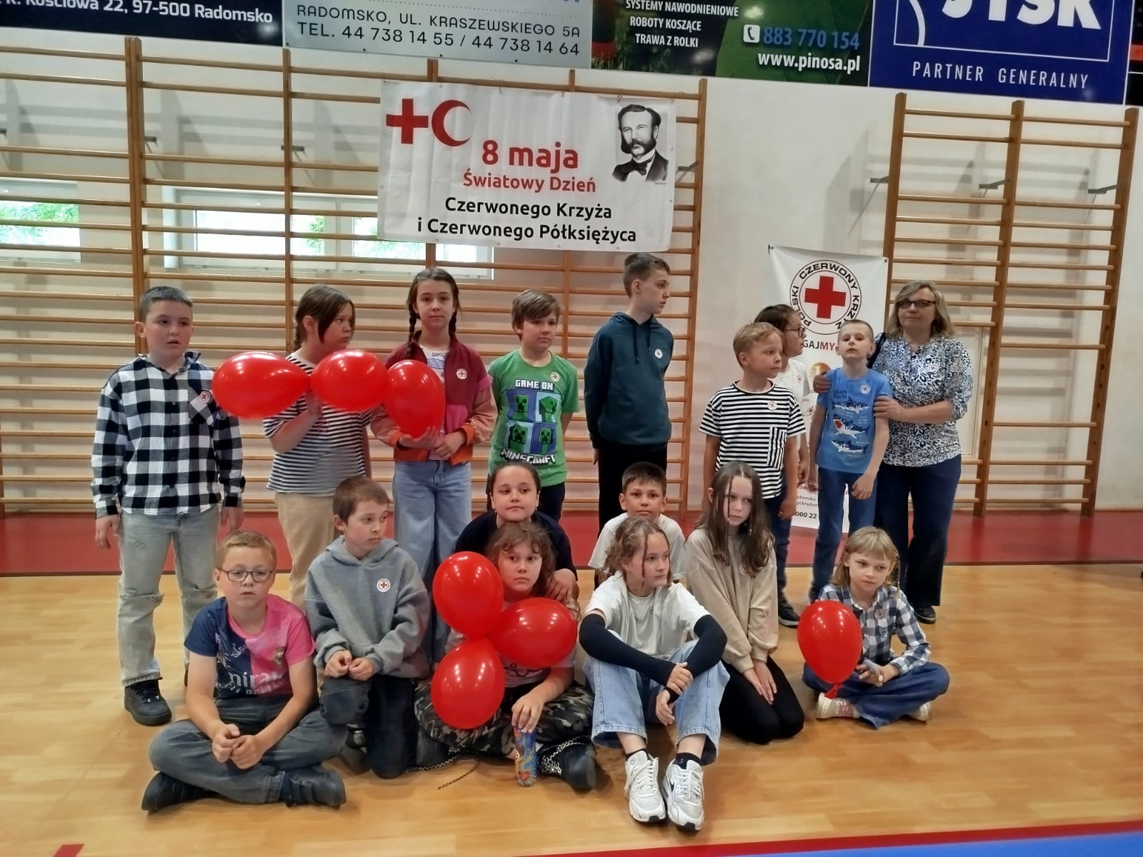 8 maja klasa 3c wzięła udział w obchodach Światowego Dnia Czerwonego Krzyża