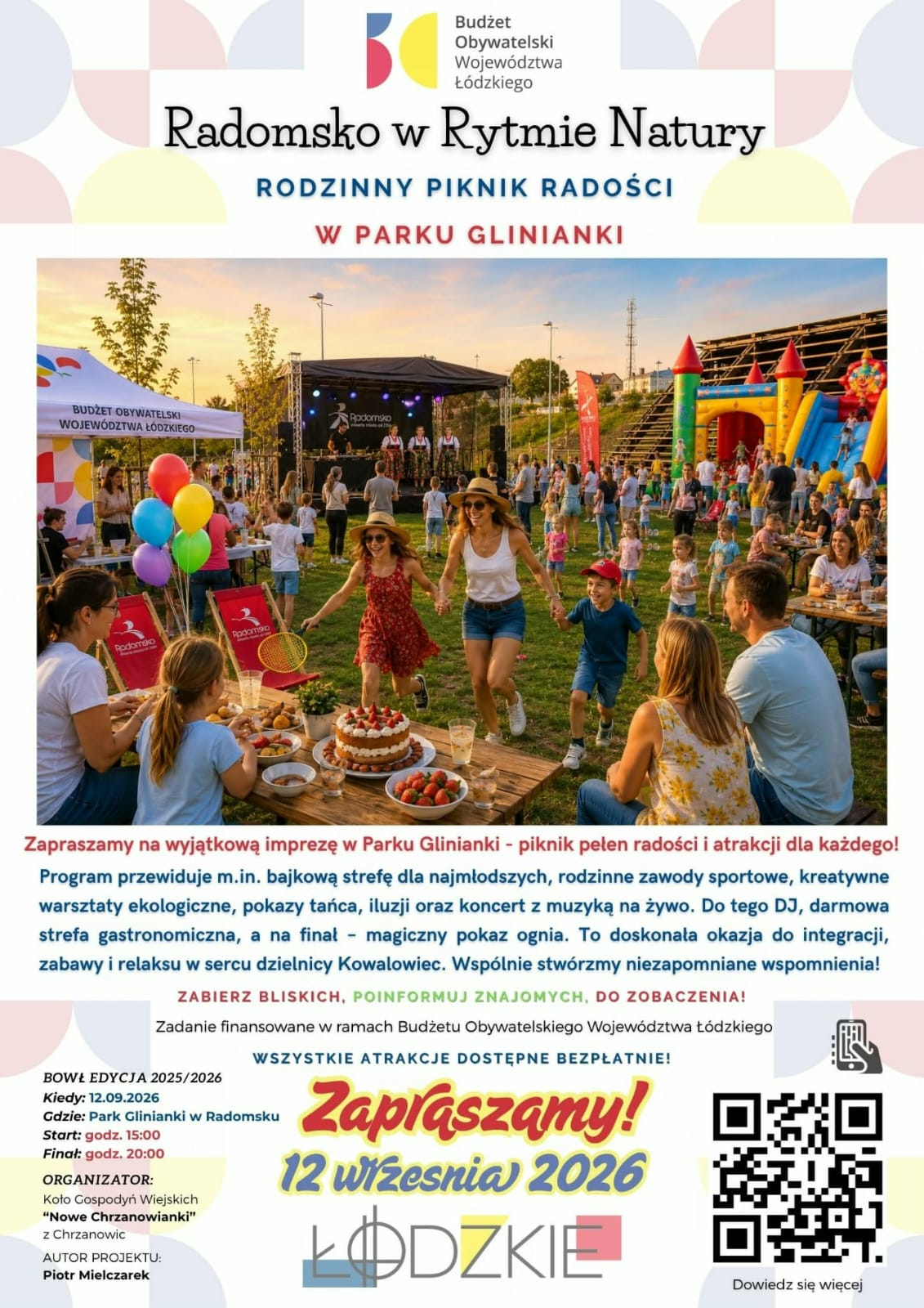 Radomsko w rytmie natury - Zaproszenie na rodzinny piknik radości w Parku Glinianki