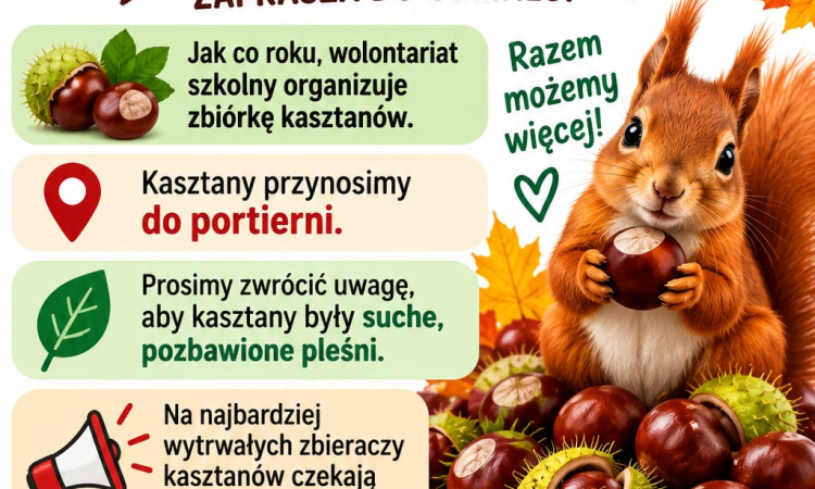 Zbiórka kasztanów 2026